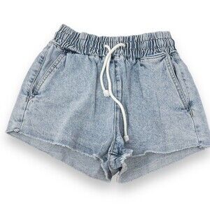 Forever 21 100% Cotton Pull On Denim Cut-off Shorts Junior Sz S